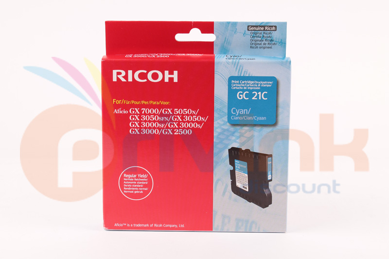 Cartouche d'encre - CYAN (bleu) - GC21C (GC-21C)