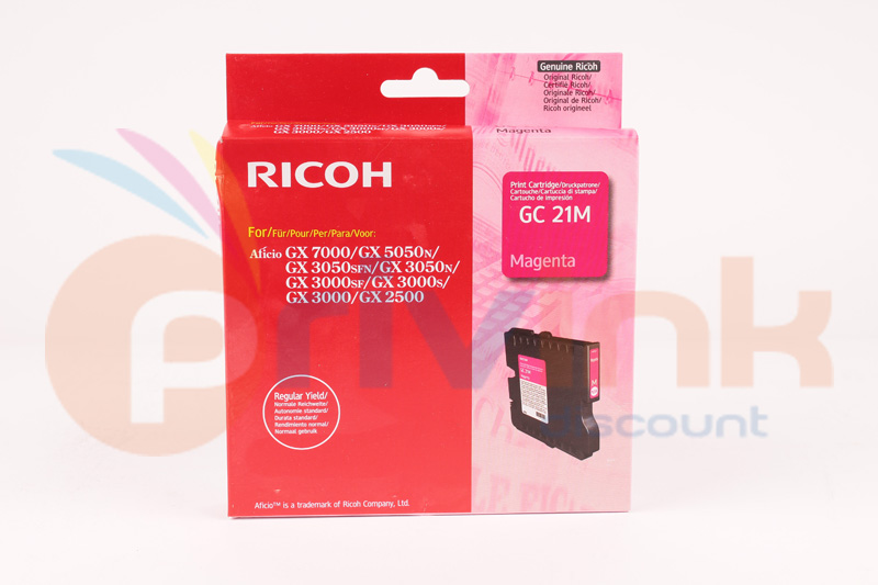 Cartouche d'encre - MAGENTA (rouge) - GC21M (GC-21M)