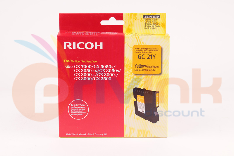 Cartouche d'encre - JAUNE - GC21Y (GC-21Y)