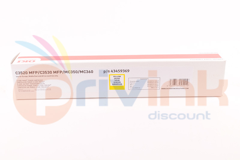 Toner - JAUNE -  43459369 (43459369)