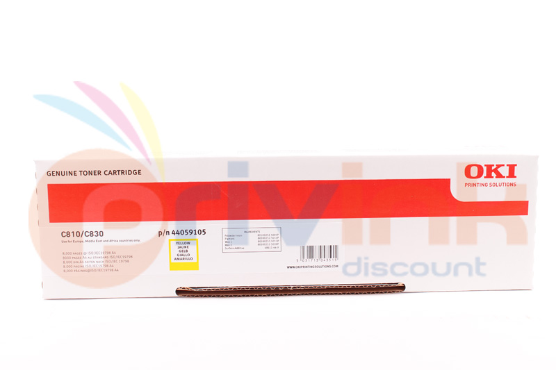 Toner - JAUNE -  44059105 (44059105)