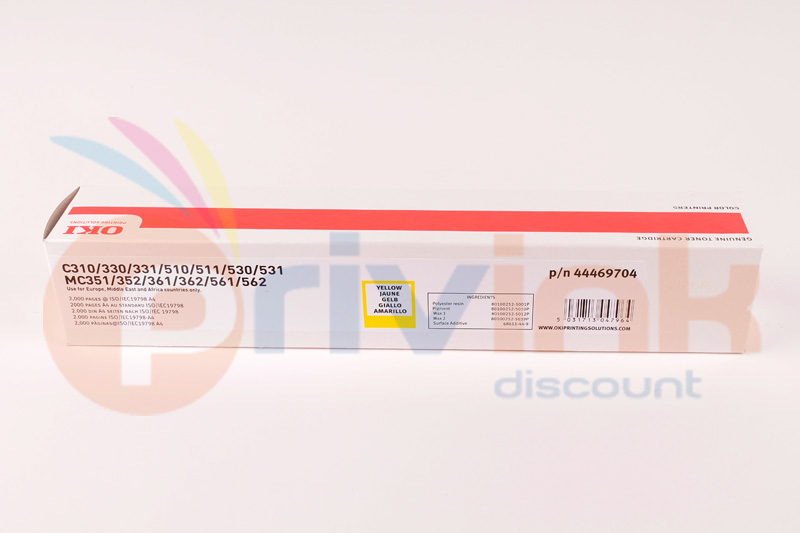 Toner - JAUNE -  44469704 (44469704)