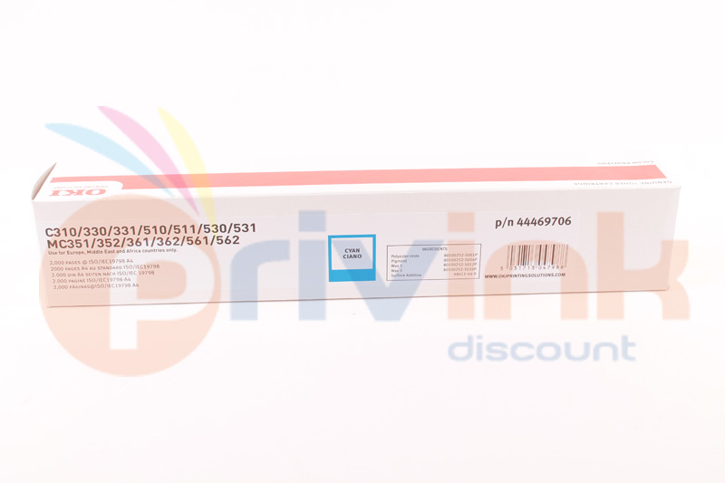 Toner - CYAN (bleu) -  44469706 (44469706)