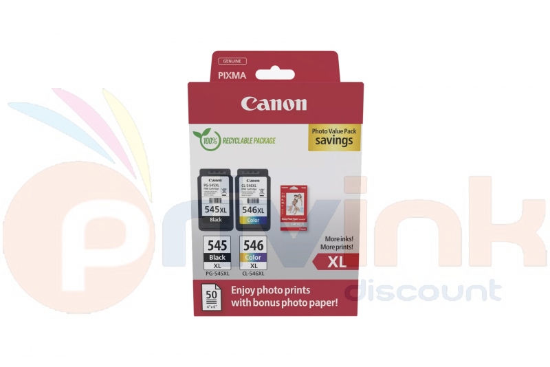 Lot de cartouches d'encre - 4 COULEURS -  PG545...