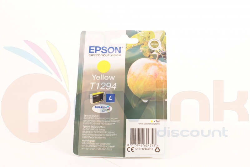 Epson cartouche Encre Durabrite Jaune T 1294 pour BX305F BX320FW