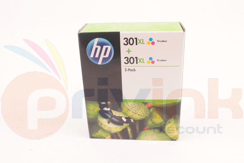 Lot de cartouches d'encre - 3 COULEURS - 301XL (D8J46AE)