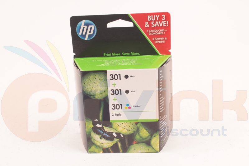 Lot de cartouches d'encre - 4 COULEURS - 301 (E5Y87EE)