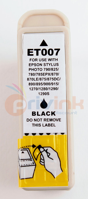 Cartouche d'encre - NOIR -  Générique correspondant à T007 Série aigle (C13T00740110)