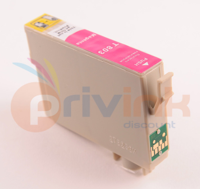 Cartouche d'encre - MAGENTA (rouge) -  Générique correspondant à T0803 Série Colibri (C13T08034011)