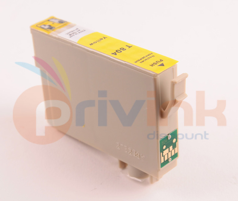 Cartouche d'encre - JAUNE -  Générique correspondant à T0804 Série Colibri (C13T08044011)
