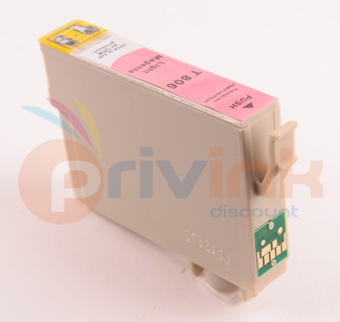 Cartouche d'encre - MAGENTA CLAIR -  Générique correspondant à T0806 Série Colibri (C13T08064011)