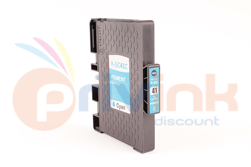 Cartouche d'encre - CYAN (bleu) -  Générique correspondant à GC-41CL (405766)