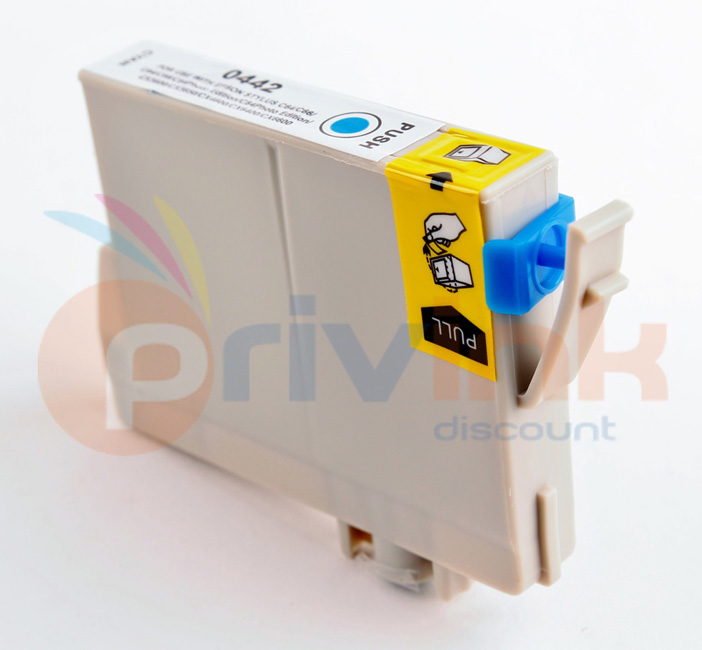 Cartouche d'encre - CYAN (bleu) -  Générique correspondant à T0442 Série Parasol (C13T044240)