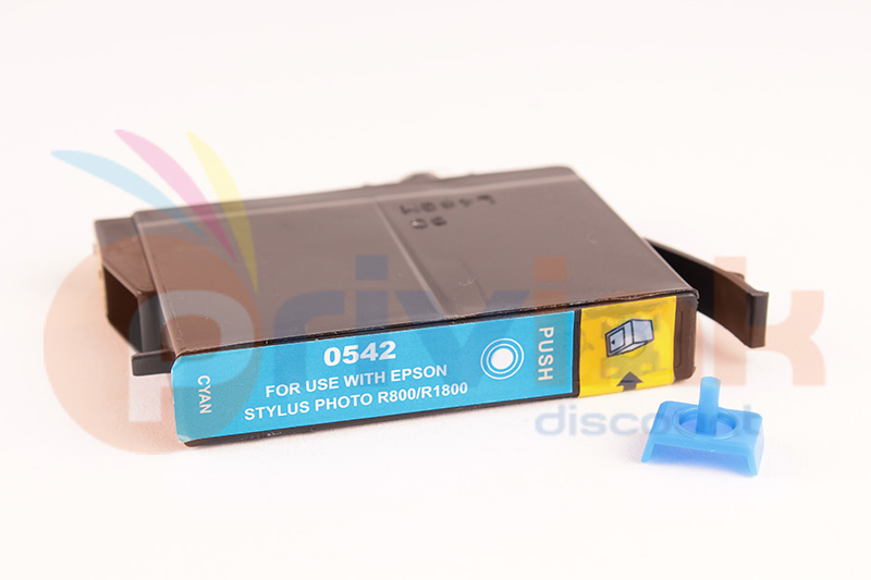 Cartouche d'encre - CYAN (bleu) -  Générique correspondant à T0542 Série Rainette (C13T054240)