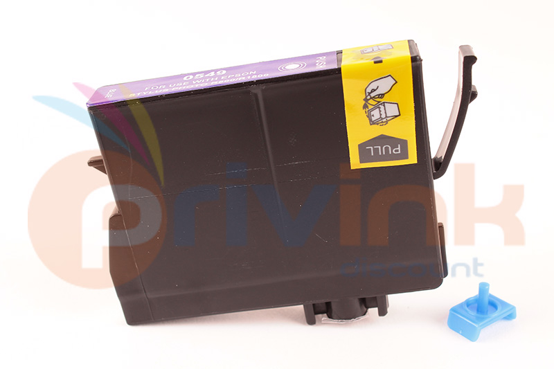 Cartouche d'encre - CYAN (bleu) -  Générique correspondant à T0549 Série Rainette (C13T054940)