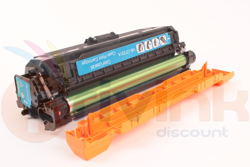 Toner - CYAN (bleu) -  Générique correspondant à 654A (CF331A)