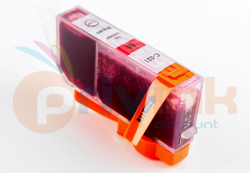 Cartouche d'encre - MAGENTA (rouge) -  Générique correspondant à CLI521M (2935B001)