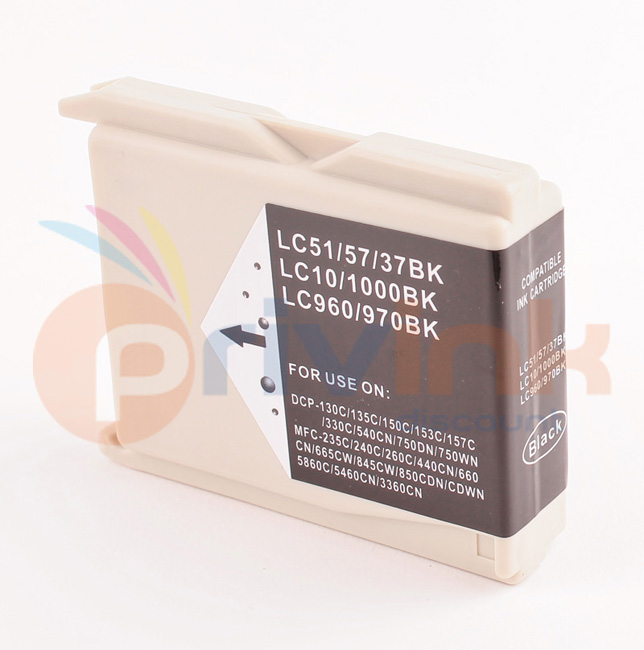 Cartouche d'encre - NOIR -  Générique correspondant à LC-1000BK (LC1000BK)