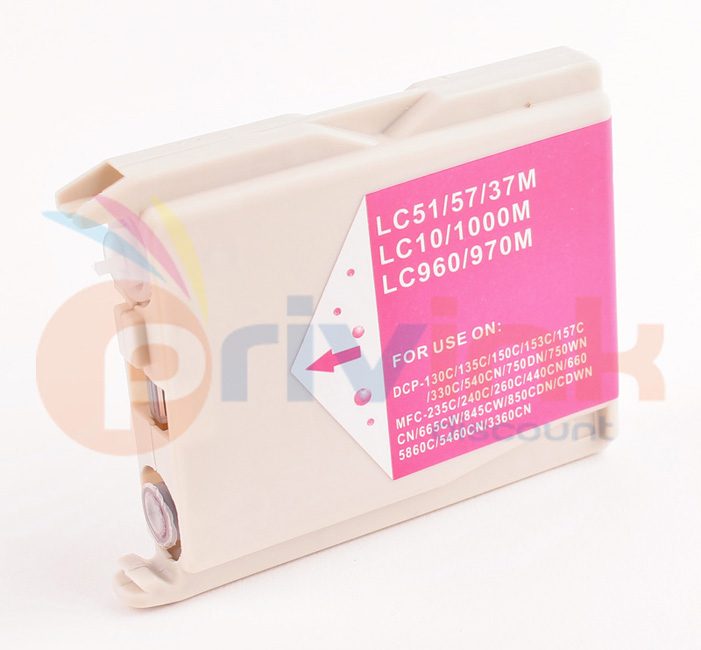 Cartouche d'encre - MAGENTA (rouge) -  Générique correspondant à LC-1000M (LC1000M)