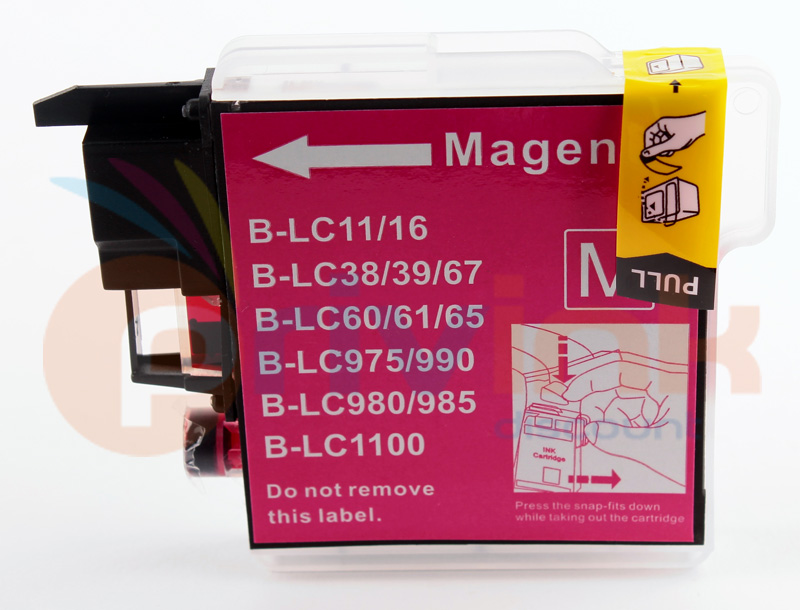 Cartouche d'encre - MAGENTA (rouge) -  Générique correspondant à LC-1100M Saturne (LC-1100M)