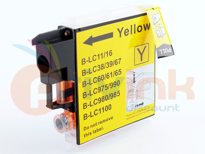 Cartouche d'encre - JAUNE -  Générique correspondant à LC-1100Y Saturne (LC-1100Y)