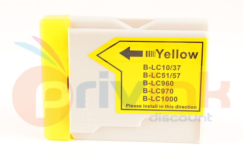 Cartouche d'encre - JAUNE -  Générique correspondant à LC-970Y (LC970Y)