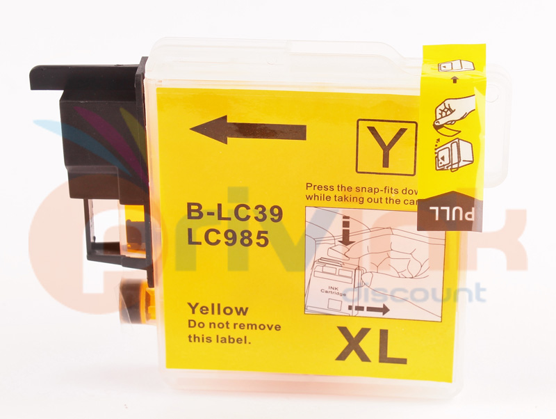 Cartouche d'encre - JAUNE -  Générique correspondant à LC985 (LC985Y)