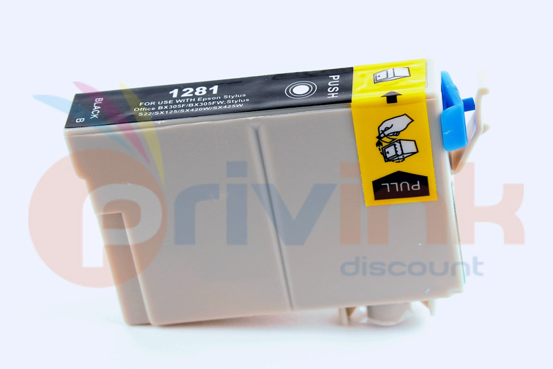 Cartouche d'encre - NOIR -  Générique correspondant à T1281 Série Renard (C13T12814012)