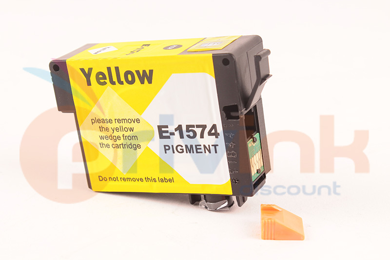 Cartouche d'encre - JAUNE -  Générique correspondant à T1574 Série Tortue (C13T15744010)