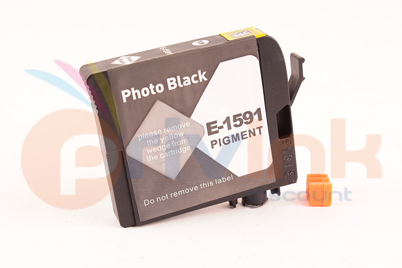 Cartouche d'encre - NOIR -  Générique correspondant à T1591 Série Martin-pêcheur (C13T15914010)