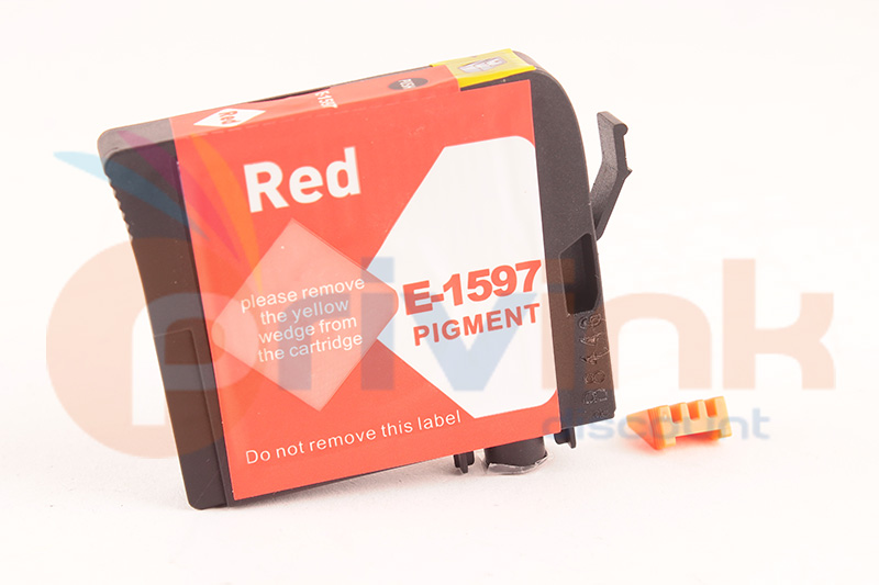Cartouche d'encre - ROUGE -  Générique correspondant à T1597 Série Martin-pêcheur (C13T15974010)