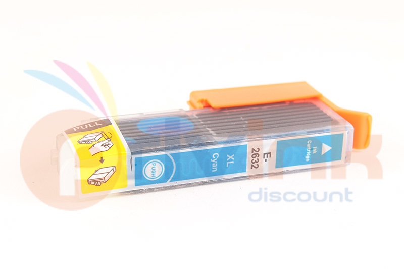 Cartouche d'encre - CYAN (bleu) -  Générique correspondant à 26XL série ours polaire (C13T26324010)