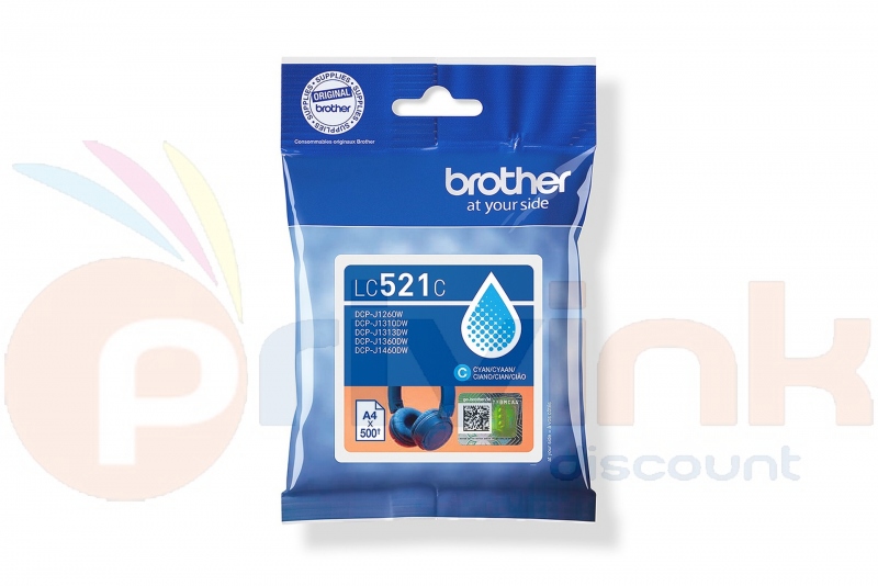 Cartouche d'encre - CYAN (bleu) -  LC-521C (LC-...