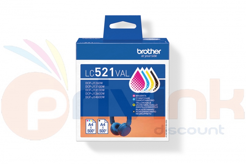 Lot de cartouches d'encre - 4 COULEURS -  LC-52...