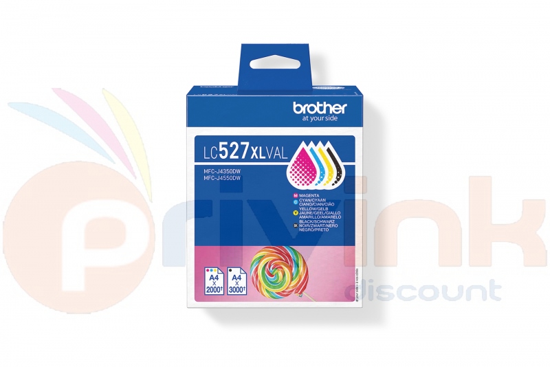 Lot de cartouches d'encre - 4 COULEURS -  LC-52...