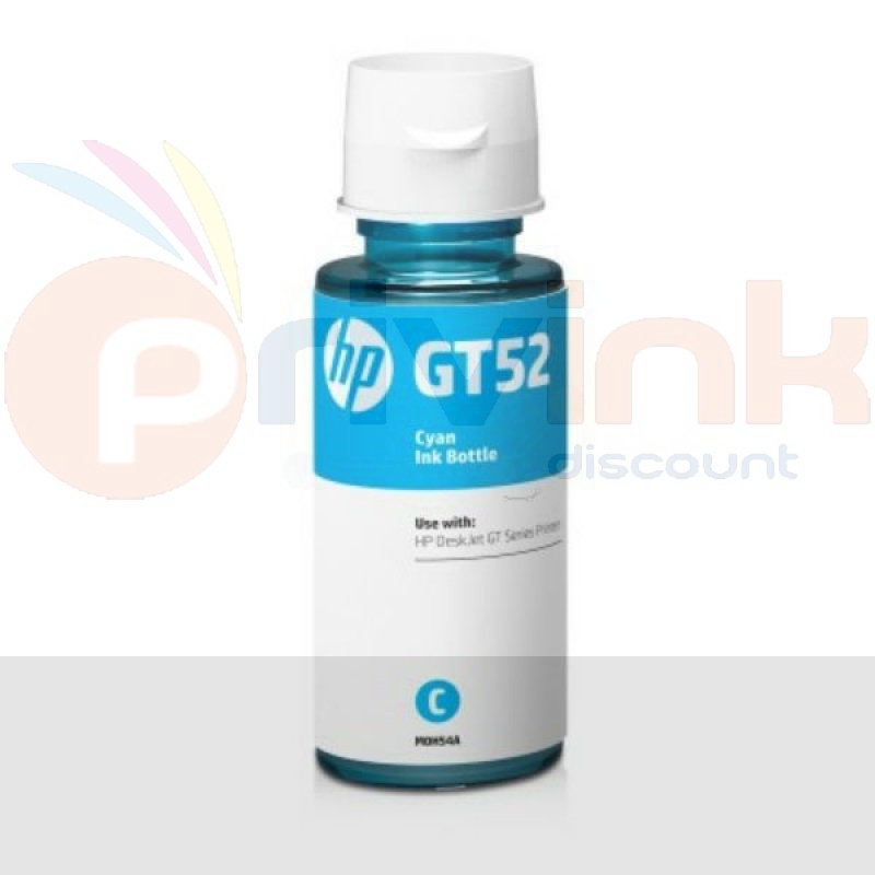 Recharge Encre - CYAN (bleu) -  GT52 (M0H54AE)