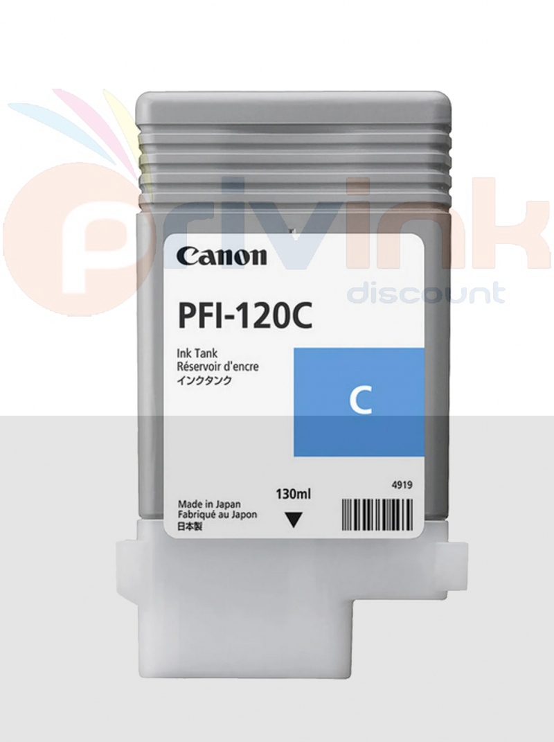 Cartouche d'encre - CYAN (bleu) -  PFI120C (2886C001)