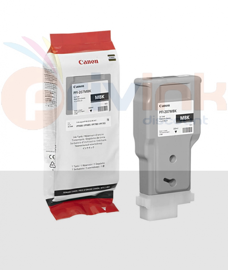 Cartouche d'encre - NOIR MAT -  PFI207 (8788B001)