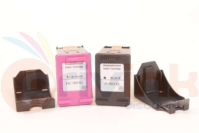 Lot de cartouches d'encre - 4 COULEURS -  Générique correspondant à 901XL (SD519AE)