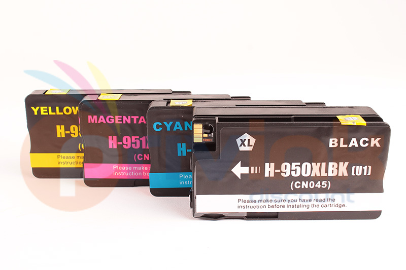 Lot de cartouches d'encre - 4 COULEURS -  Générique correspondant à 950XL & 951XL (C2P43AE)